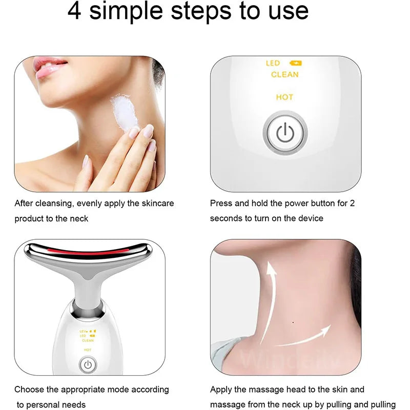 7-Color LED SkinLift Device – Face & Neck Firming Tool by The Youth Spring