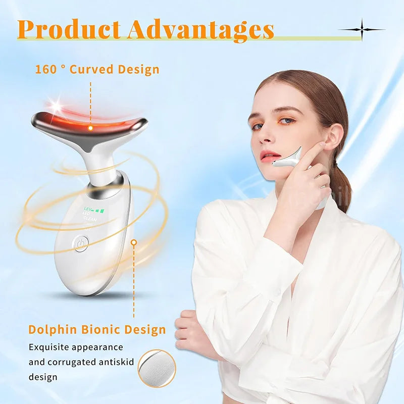 7-Color LED SkinLift Device – Face & Neck Firming Tool by The Youth Spring