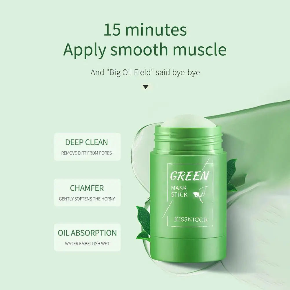 GreenTea Glow Stick Mask – Deep Cleanse & Balance (40g)