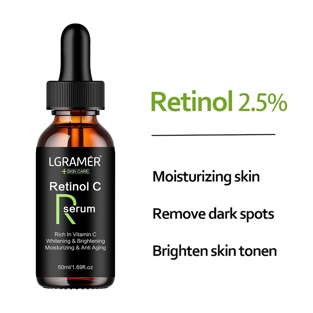 PureLift Retinol Serum – Shrinks Pores, Fades Spots, Restores Glow